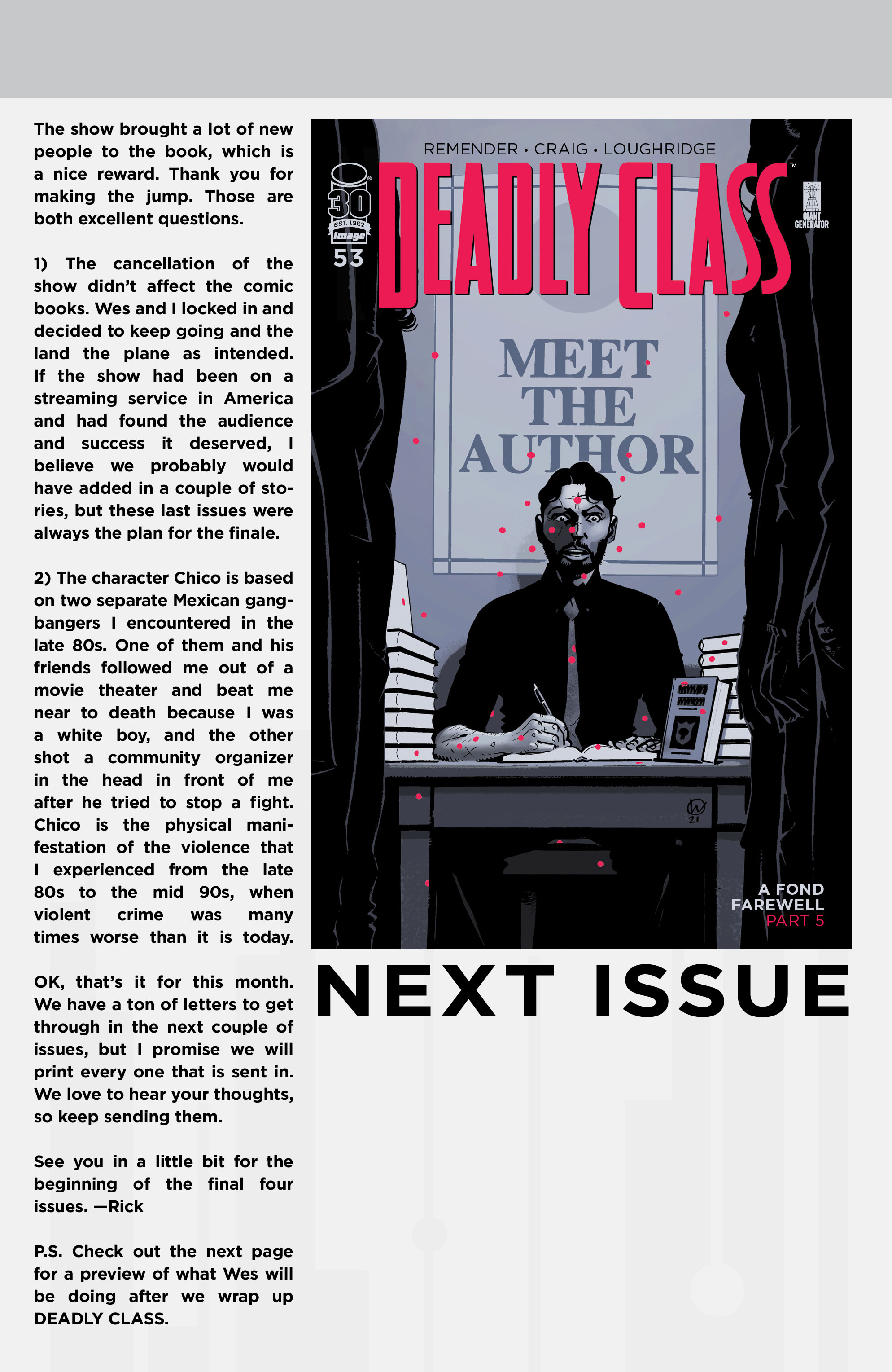 Read Deadly Class (2014-) Manga Online