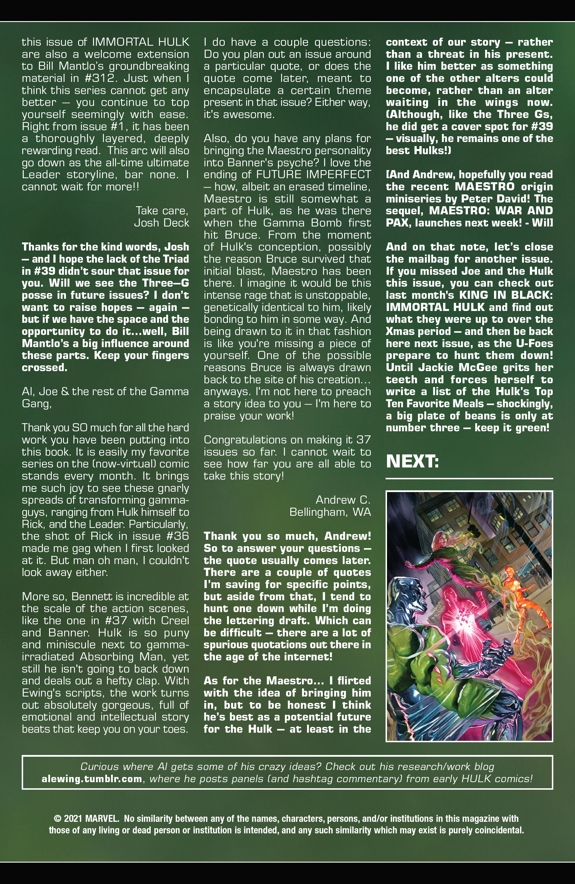 Read Immortal Hulk (2018-) Manga Online