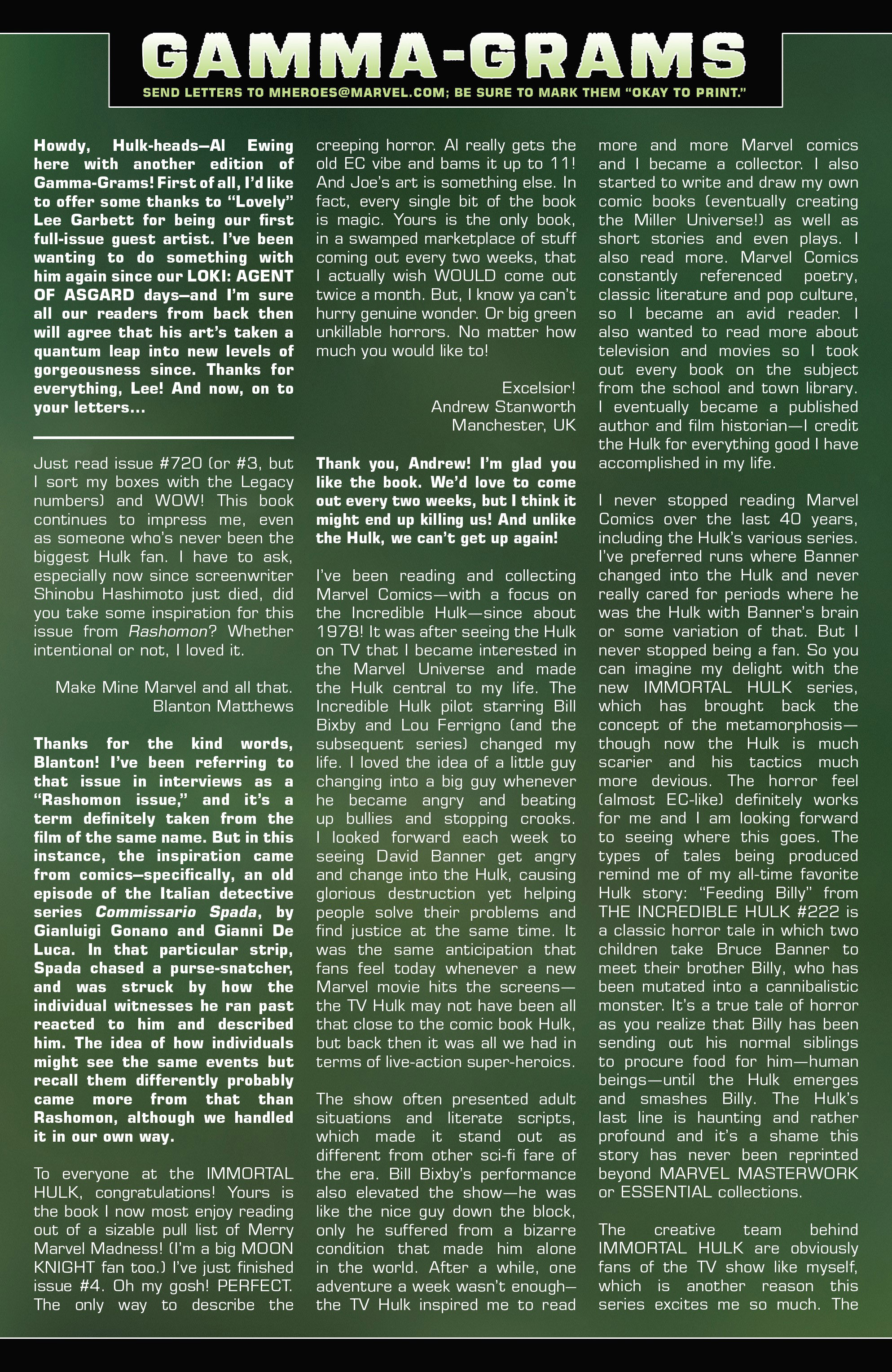 Read Immortal Hulk (2018-) Manga Online