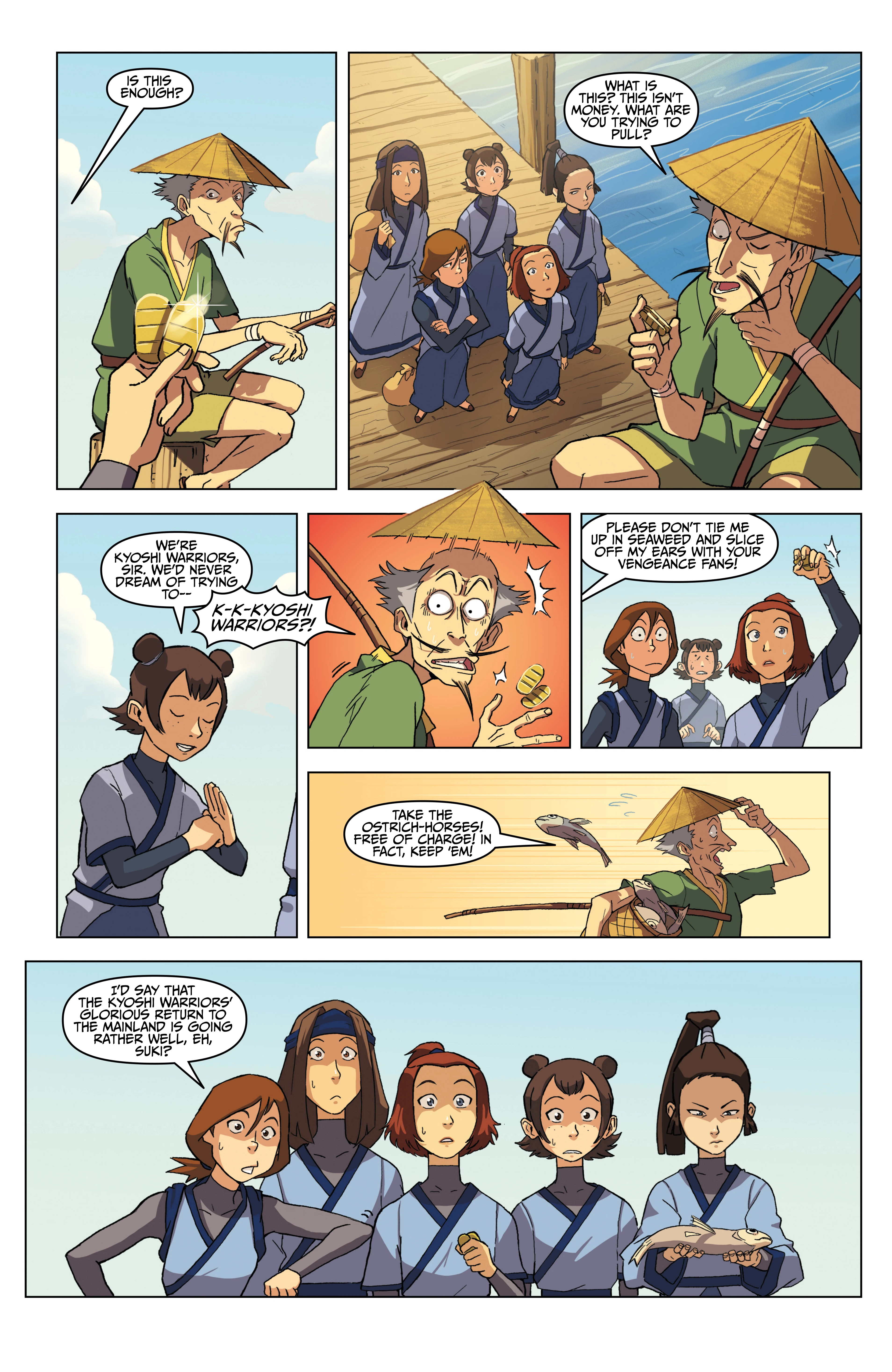 Read Nickelodeon Avatar_ The Last Airbender - The Kyoshi Warriors Manga Online
