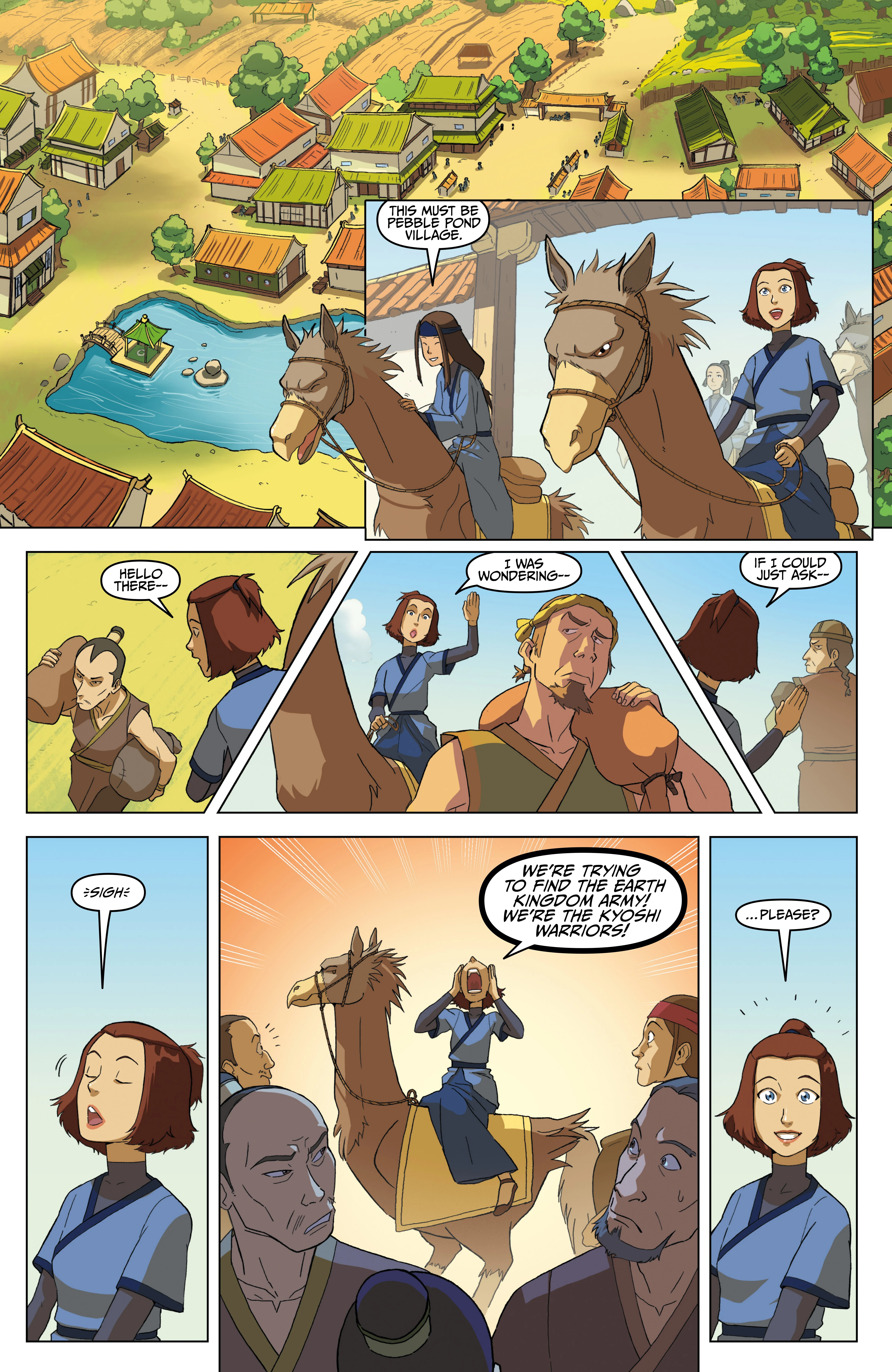 Read Nickelodeon Avatar_ The Last Airbender - The Kyoshi Warriors Manga Online