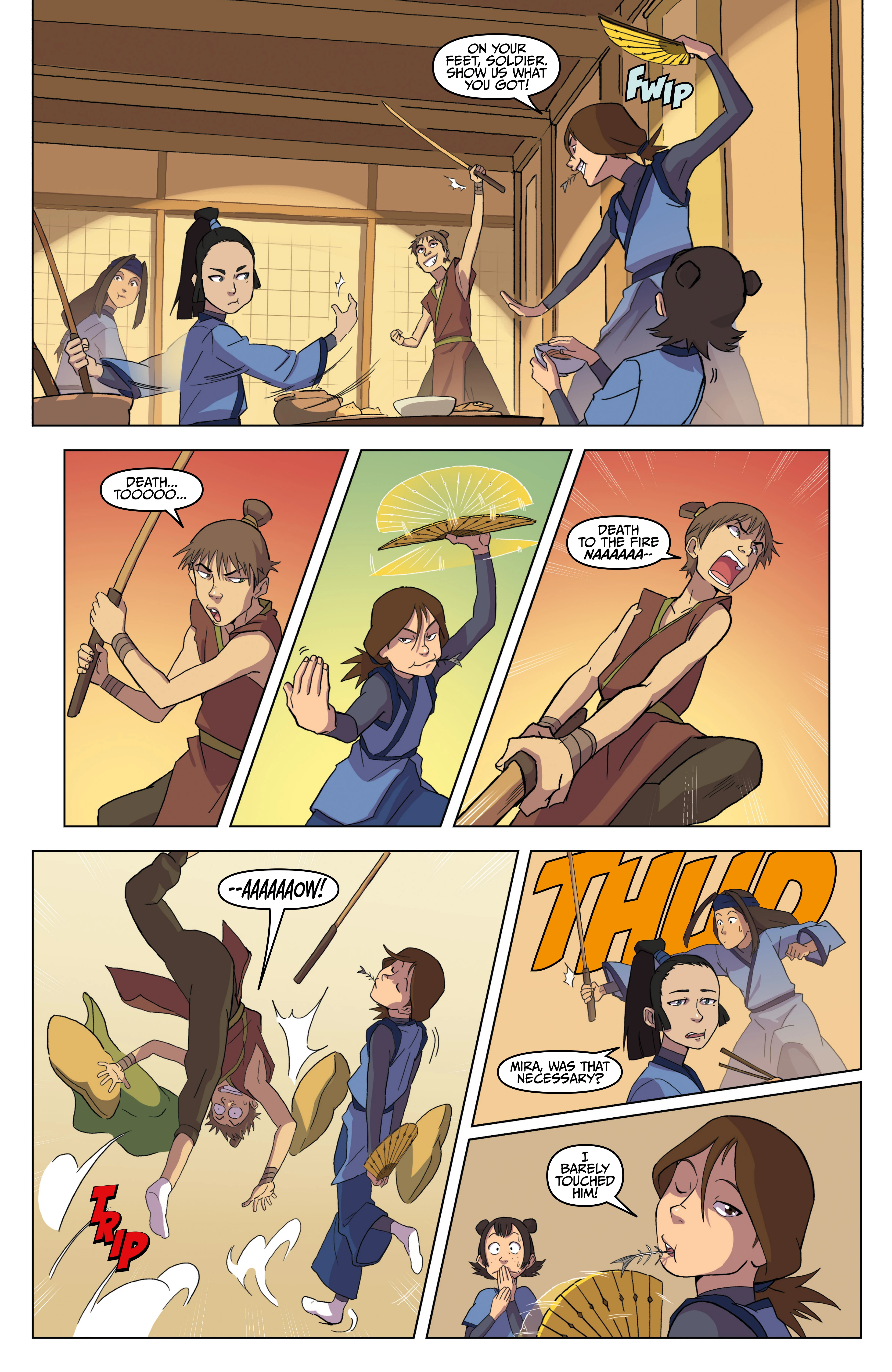 Read Nickelodeon Avatar_ The Last Airbender - The Kyoshi Warriors Manga Online