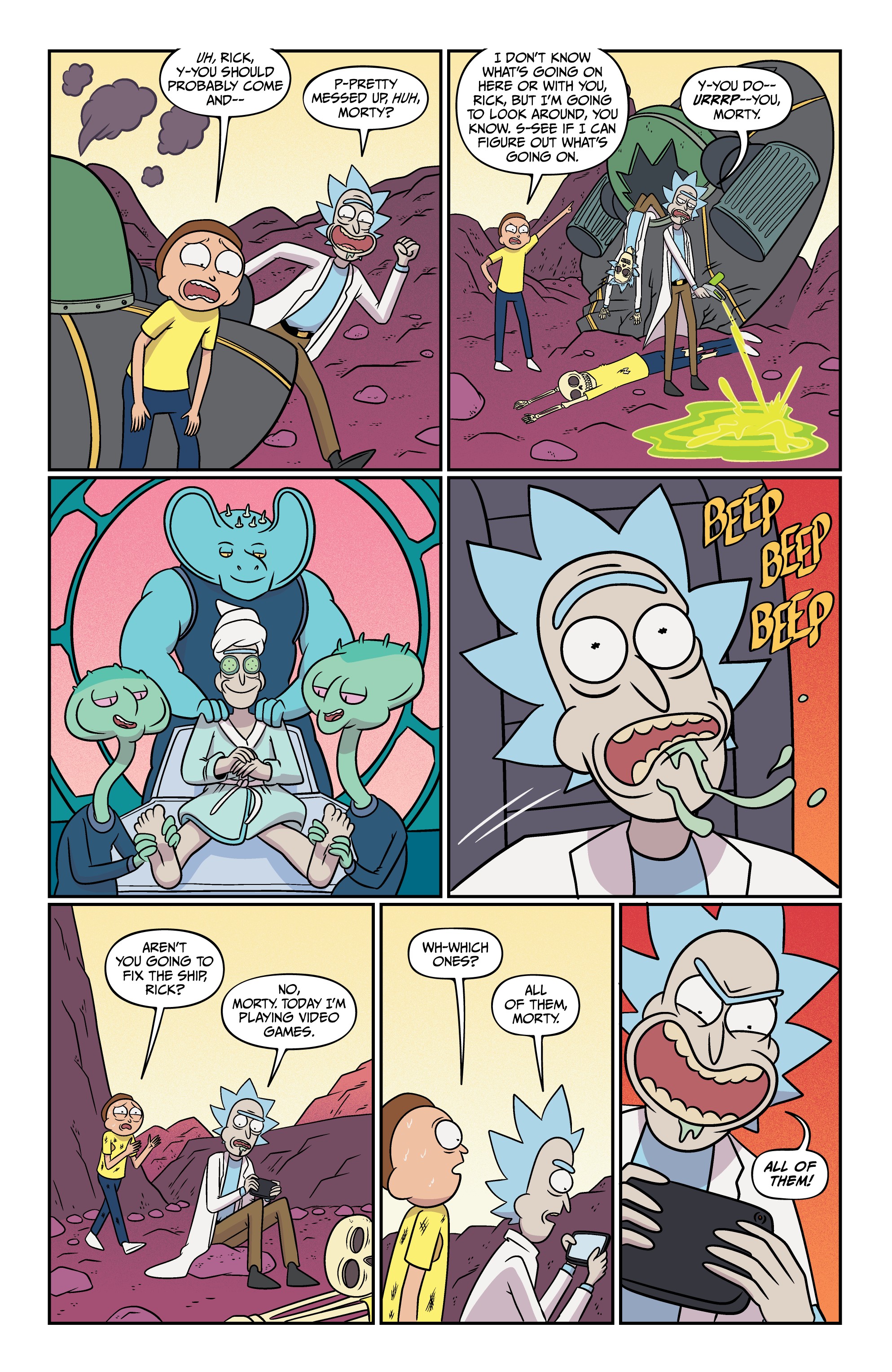 Read Rick and Morty (2015-) Manga Online