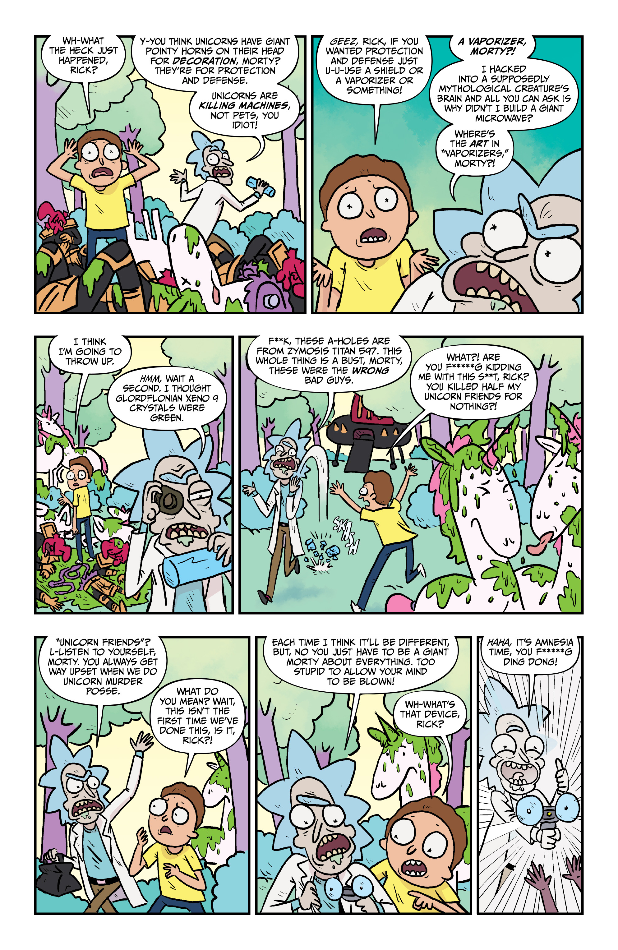 Read Rick and Morty (2015-) Manga Online