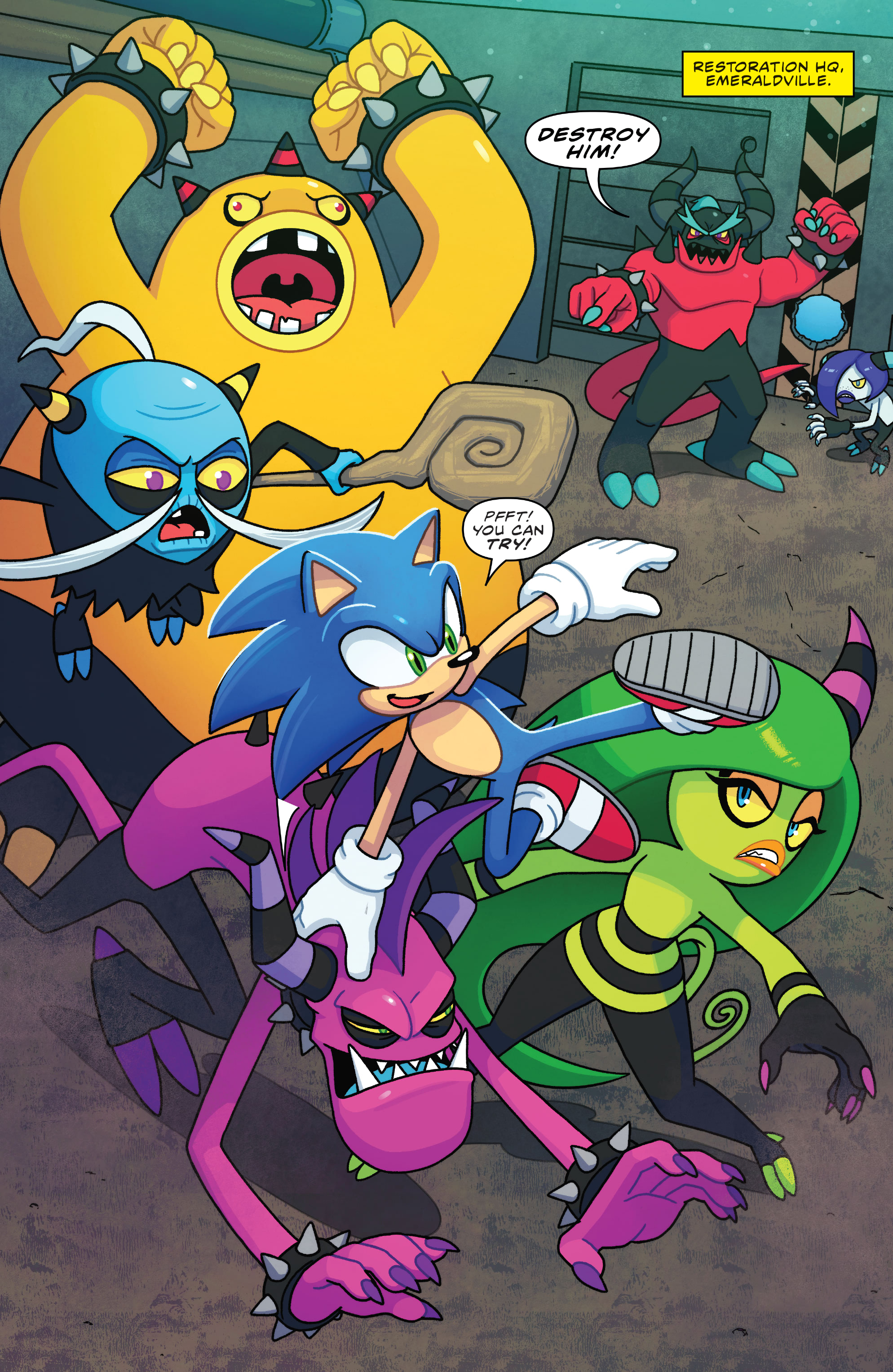 Read Sonic The Hedgehog (2018-) Manga Online