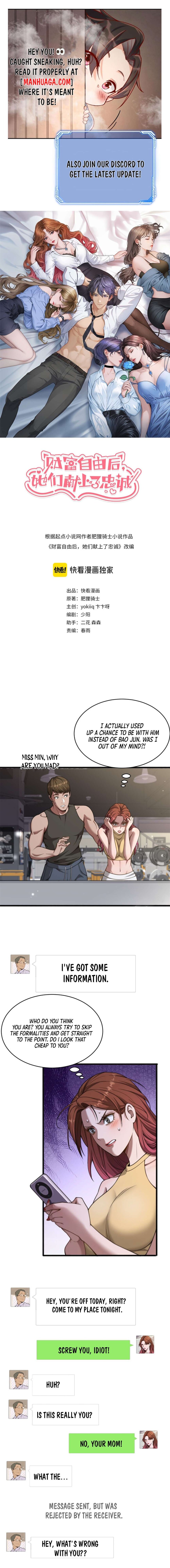 Read after becoming financially free they offered their loyalty chapter 1 Manga Online