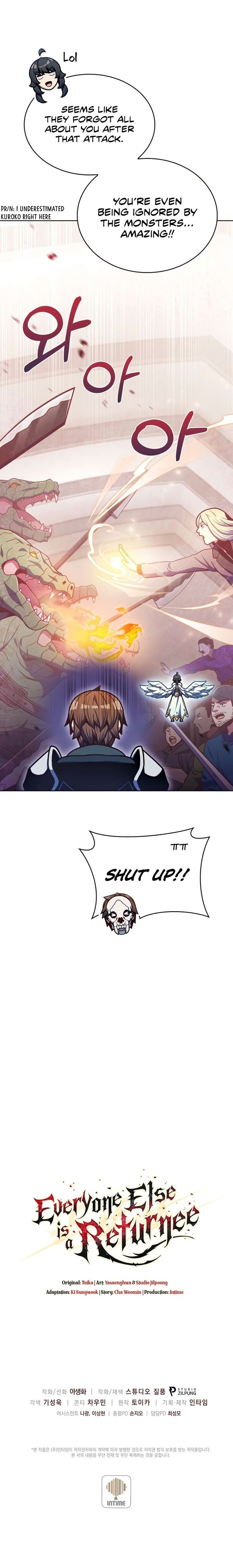 Read everyone else is a returnee Manga Online