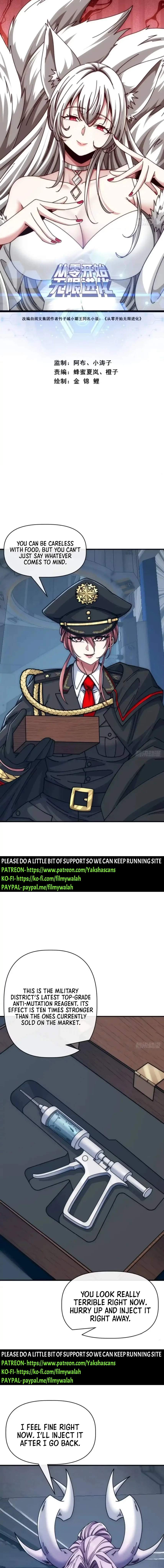 Read infinite evolution starting from zero Manga Online