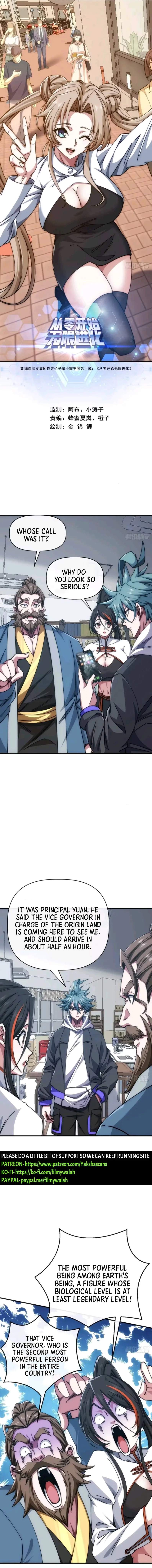 Read infinite evolution starting from zero Manga Online