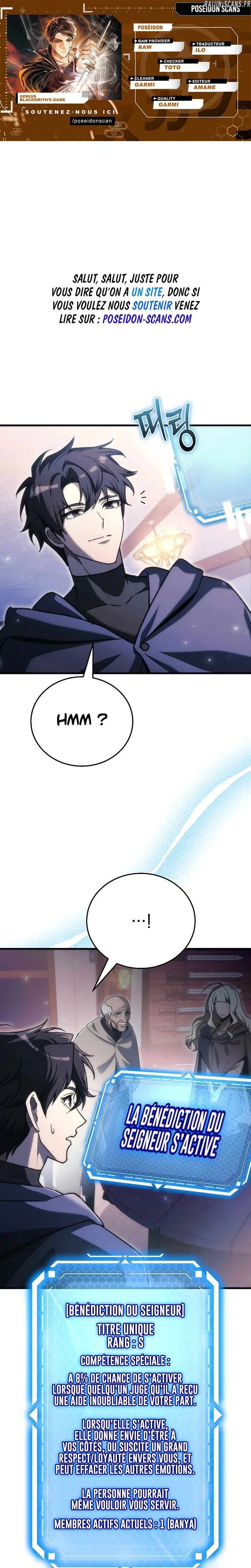 Read genius blacksmith's game FR Manga Online