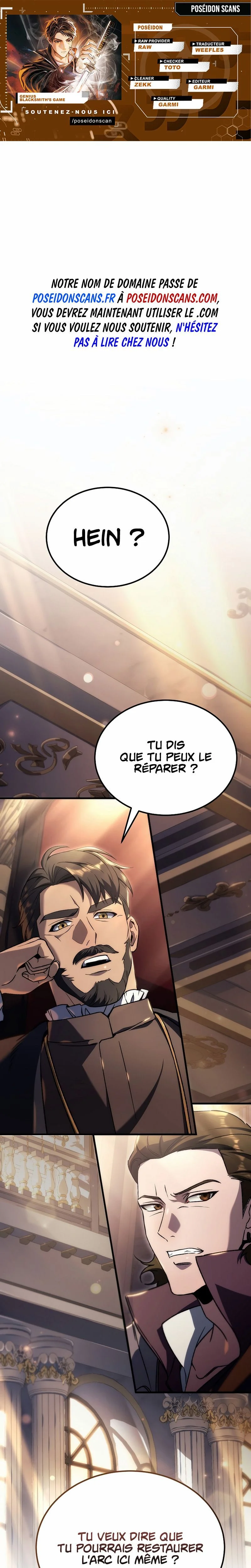 Read genius blacksmith's game FR Manga Online